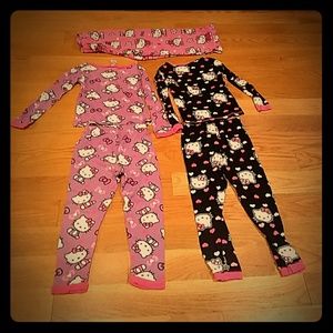 HELLO KITTY fans! PJs, size 6 girls